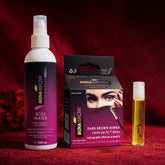 Rose water , Dark Brown Henna Colour, and Eyebrow Nourishing Oil Combo