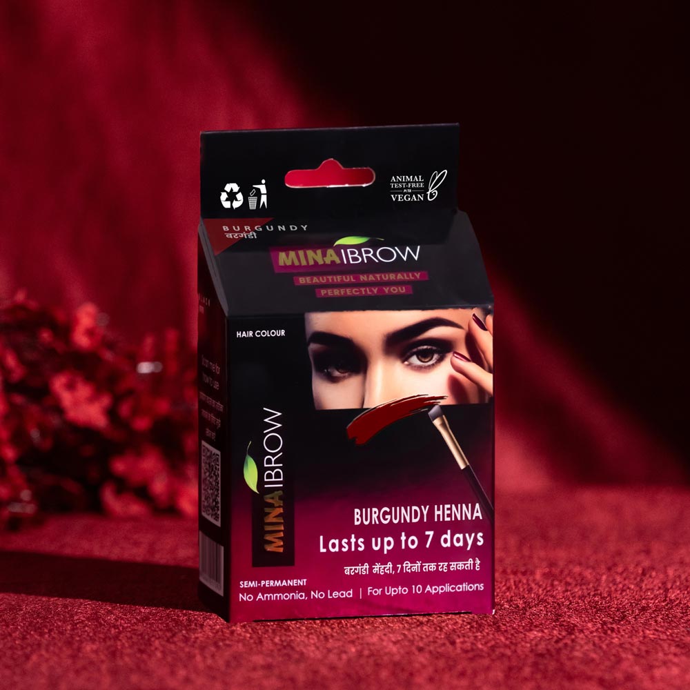 Burgundy Henna Ibrow Colour