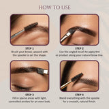 How to use steps of Dual ended Mascara Brush
