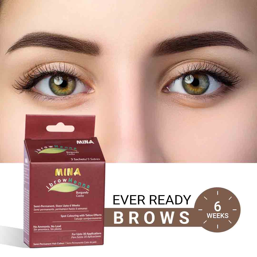 Brow Henna Burgundy Regular Kit ever ready brows