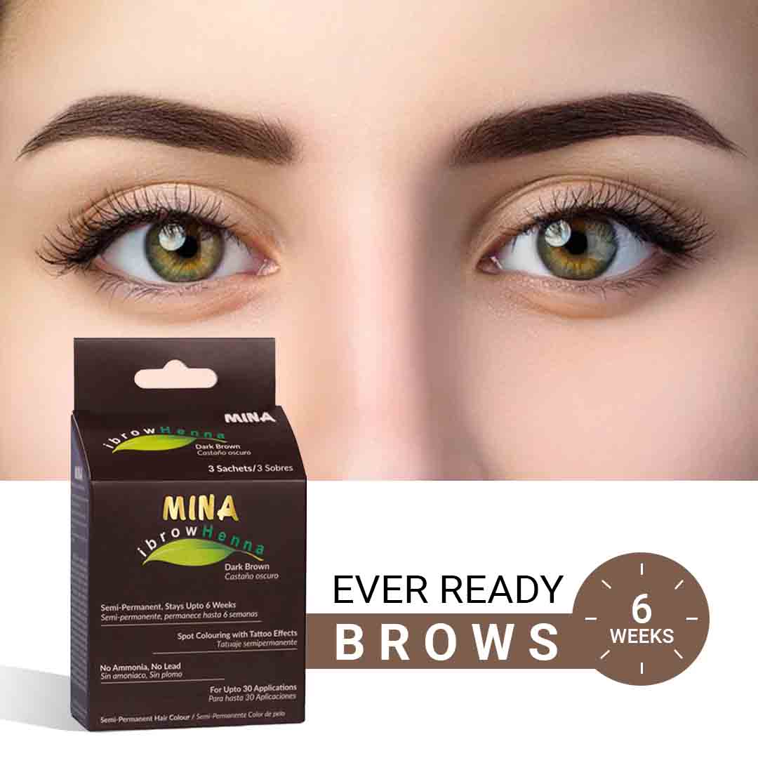 dark brown regular pack ever ready brows 6 weeks