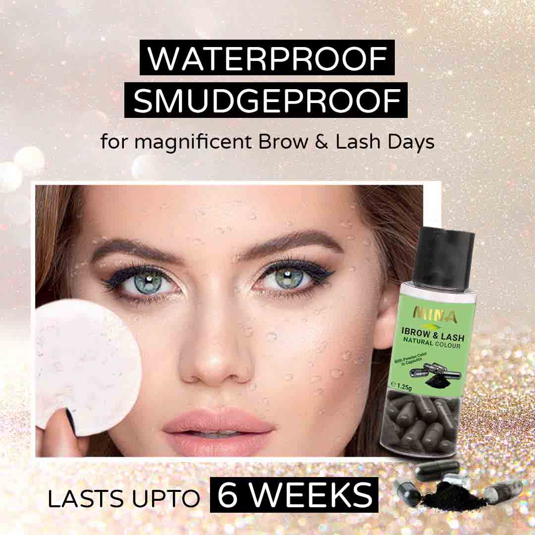 Ibrow & Lash Natural Black Colour - waterproof eyebrows