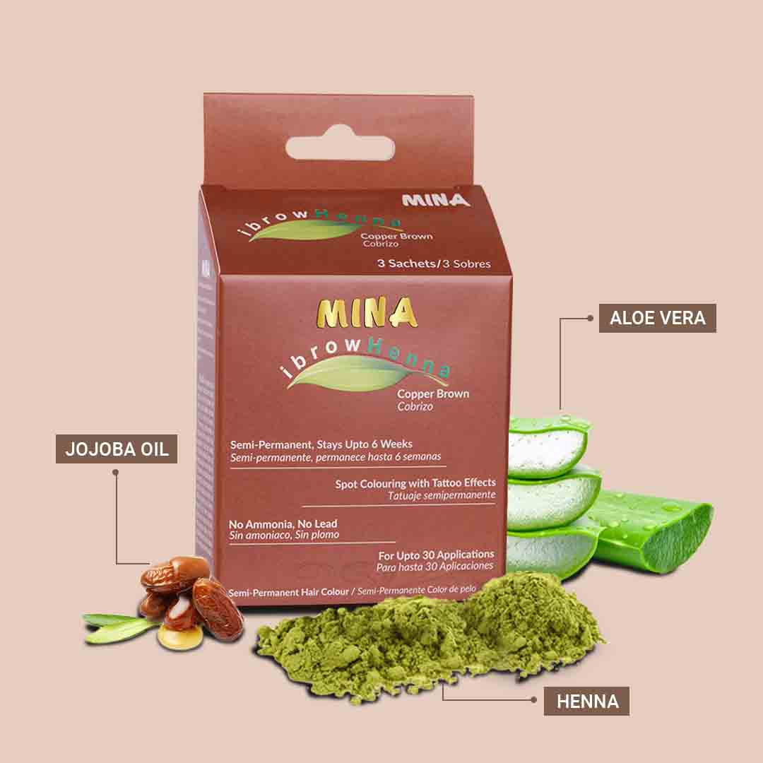 Brow Henna Copper Brown Regular Kit - ingredients
