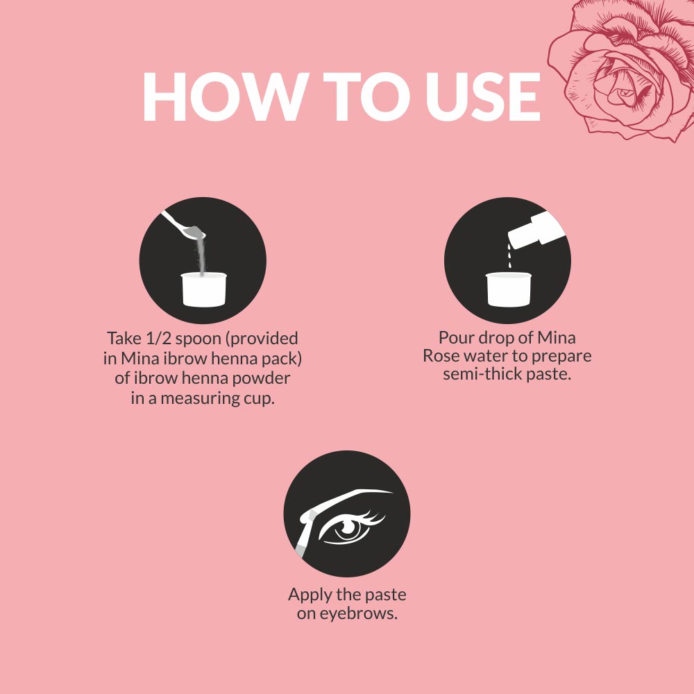 Brow Rose Water For Henna Fixing Solution - 200ml