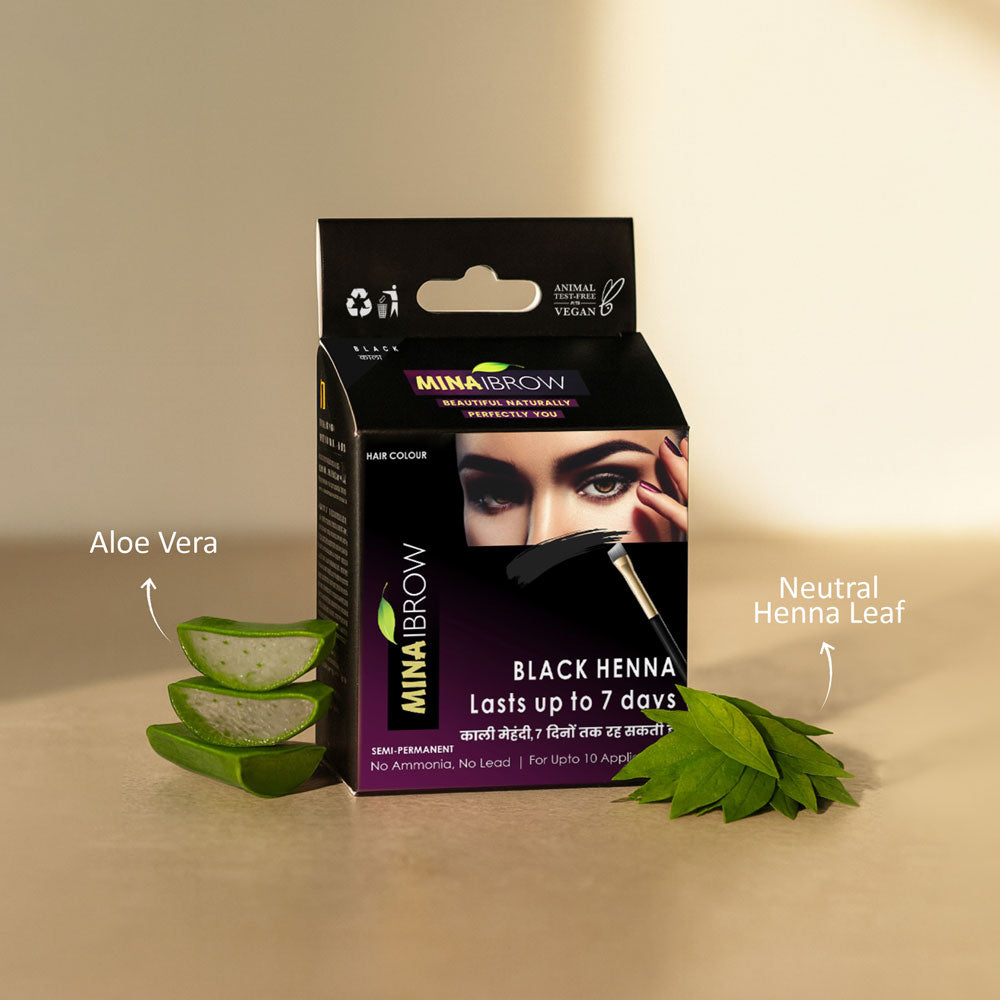 Medium Brown Henna Eyebrow Colour