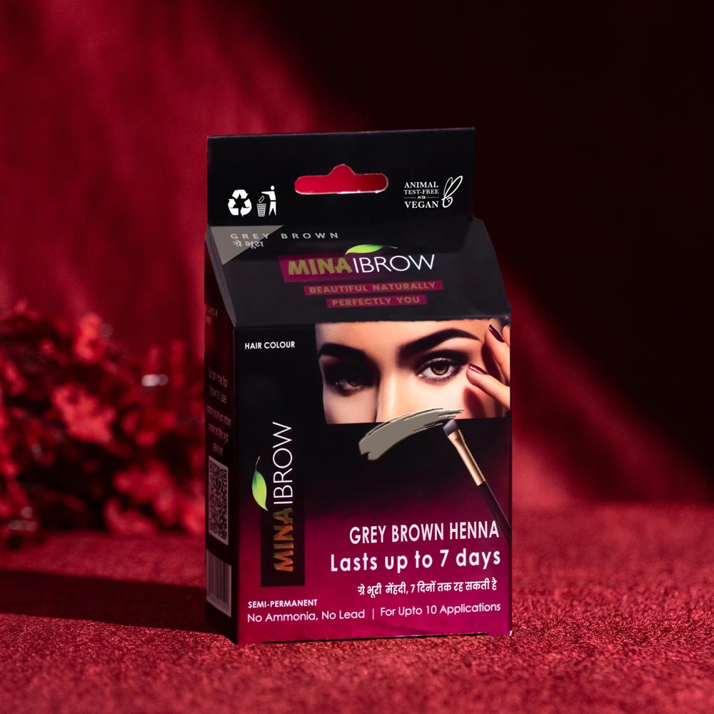 Grey Brown Henna Ibrow Colour