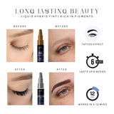 Chestnut Brown Hybrid Liquid Stain, Brow & Lash Tint Kit
