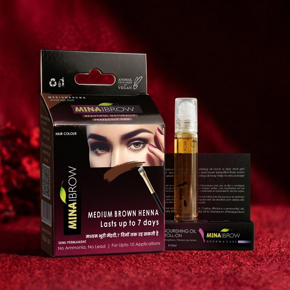 Neutral Henna Hair Colour and Nourishing Oil Combo