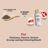 Black Henna color regular kit with Stain Remover