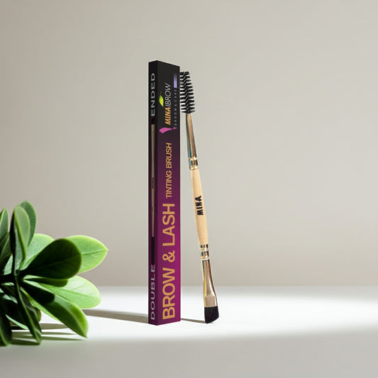 2-in-1 Dual-Ended Eyebrow Brush - Professional Masacara Brush 1024