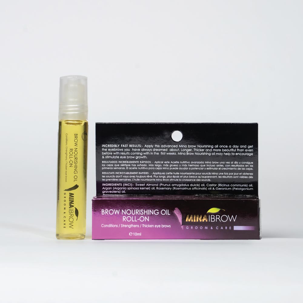 Eyebrow growth oil