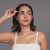 Applying Dual-ended Mascara Brush 